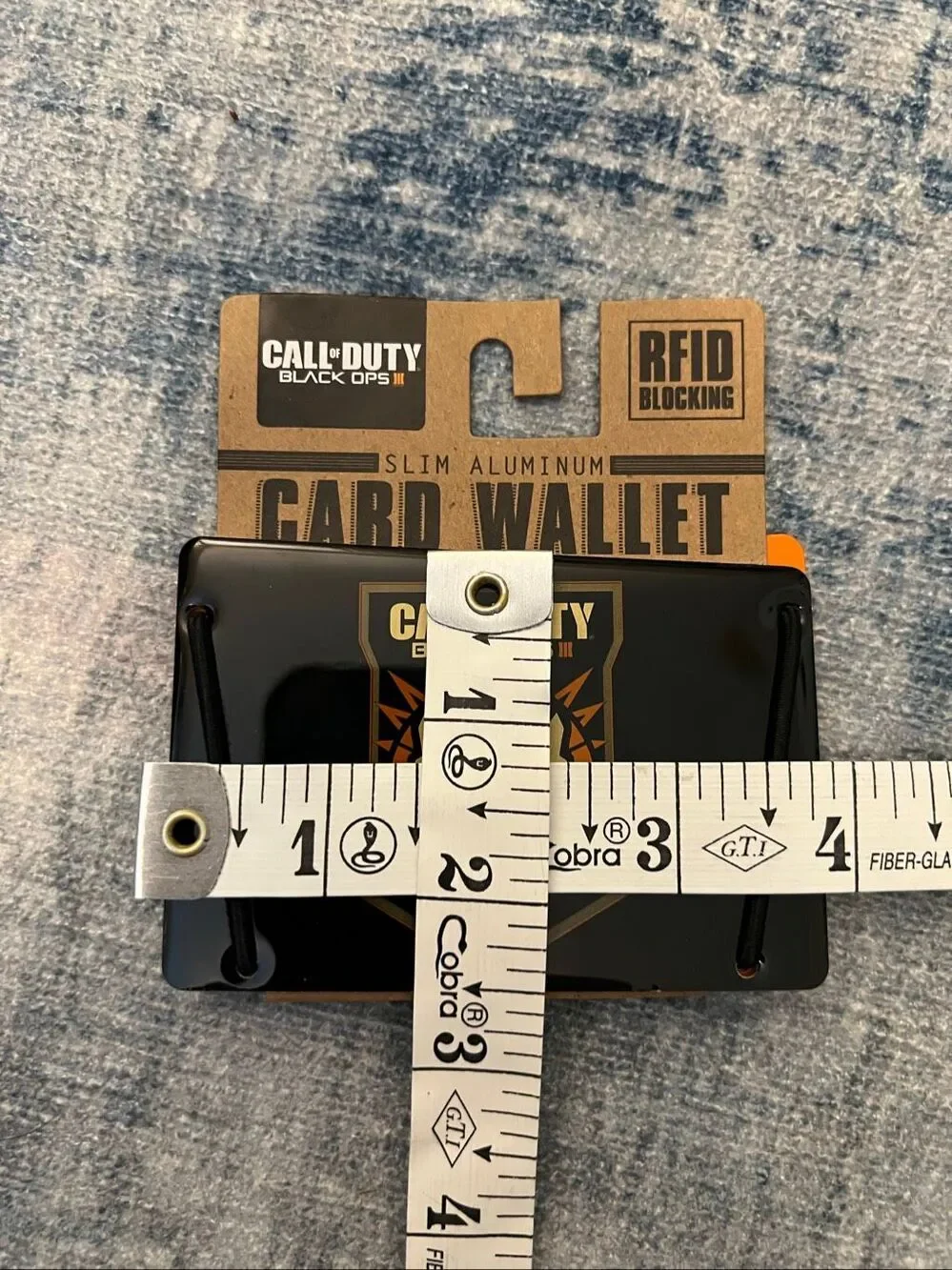 New Call of Duty: Black Ops III Slim Aluminum Card Wallet